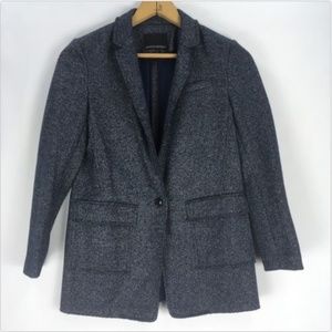 Banana Republic Textured Knit Boyfriend Blazer